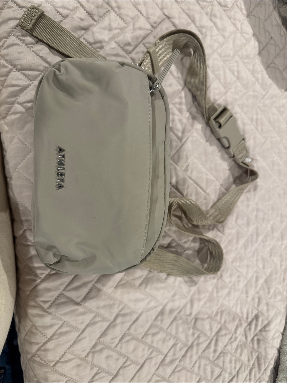ATHLETA Tan All About Crossbody Belt Bag Fanny Pack Waist Bag